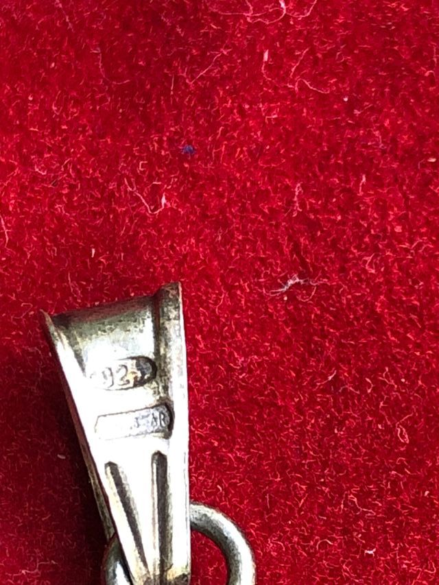 Ciondolo Timone Argento - Arancione