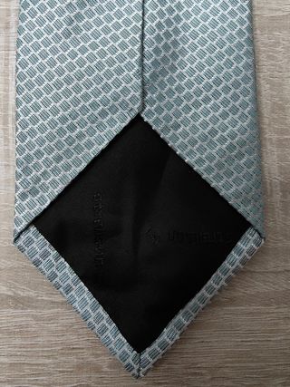 Corbata Strellson de seda - Gris azul claro