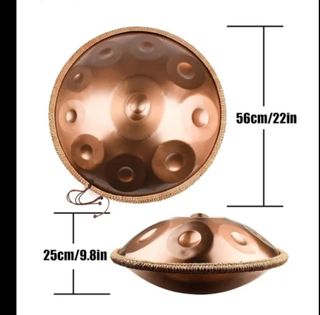 Tambor tibetano Handpan 9  Notas TYDYDS