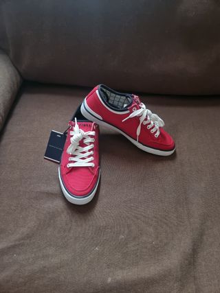 TOMMY HILFIGER ORIGINAL, zapatillas rojas