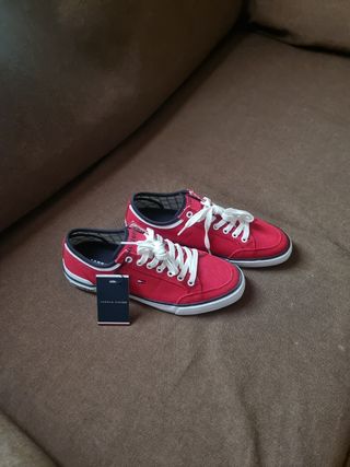 TOMMY HILFIGER ORIGINAL, zapatillas rojas