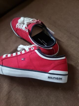 TOMMY HILFIGER ORIGINAL, zapatillas rojas