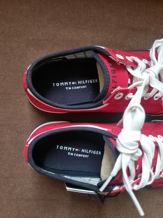 TOMMY HILFIGER ORIGINAL, zapatillas rojas