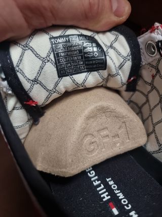 TOMMY HILFIGER ORIGINAL, zapatillas rojas