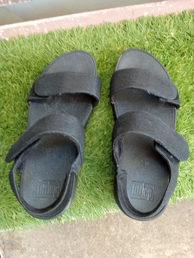 Fitflop Sandalias Negras Mujer