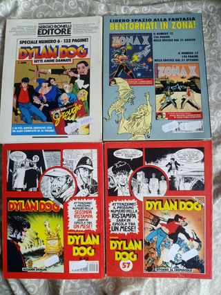 Fumetti Dylan dog prima e seconda ristampa.