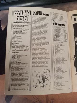 Fumetti Dylan dog prima e seconda ristampa.