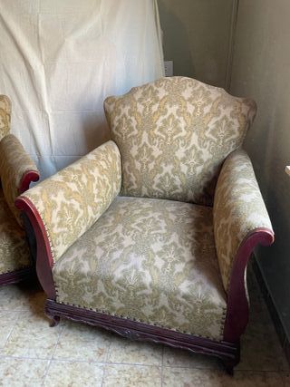 Sillones antiguos de madera - Para restaurar