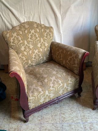Sillones antiguos de madera - Para restaurar