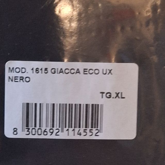 Giacca Cuoco Eco Unisex XL