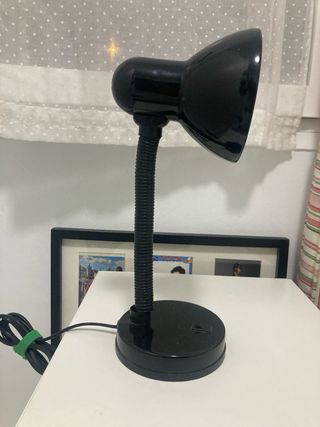 2 Lámparas flexo vintage negra