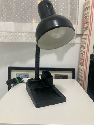 2 Lámparas flexo vintage negra