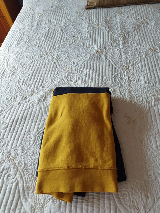 Sudadera Zara Hombre L - Negro/Amarillo