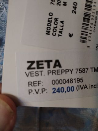 Vestido azul de H Preppy, talla M