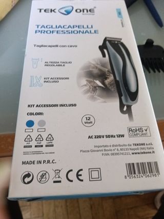 Tagliacapelli Tek One professionale