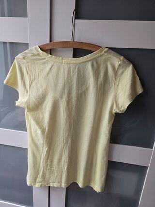 Pijama woman'secret - Camiseta amarilla y pantalón