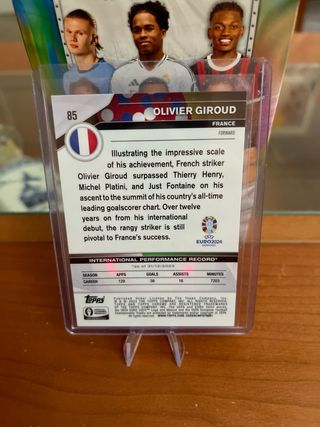Carta Oliver Giroud Francia /99