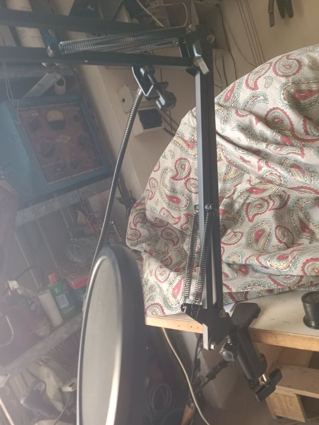 Microfono USB con asta e filtro