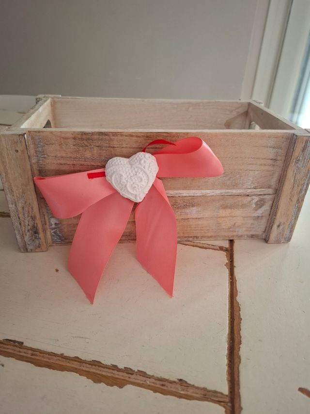 Cassetta legno shabby chic