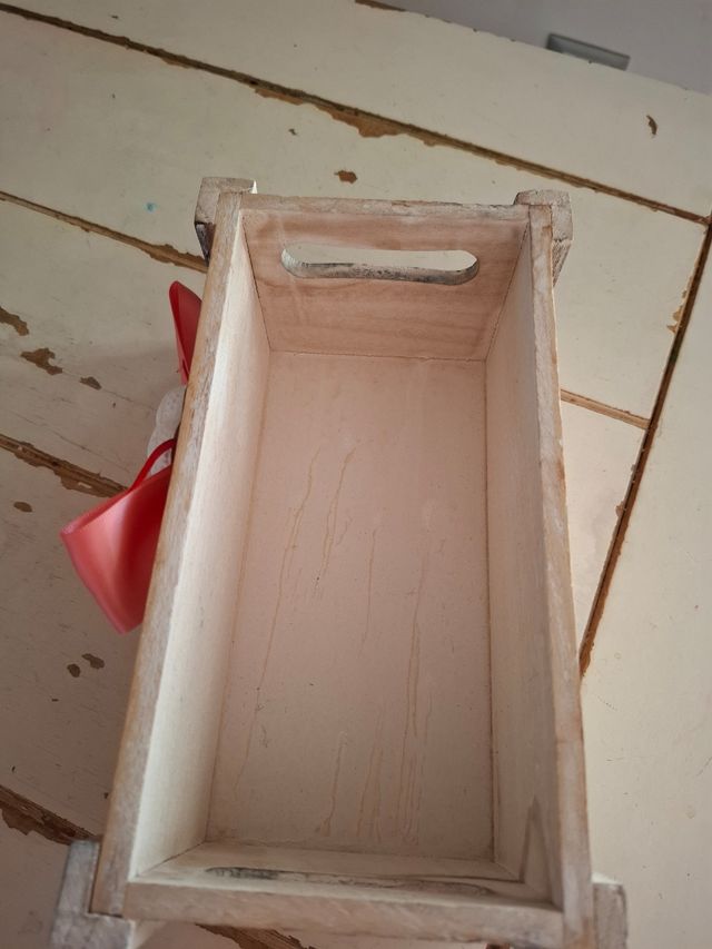 Cassetta legno shabby chic