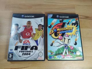Bomberman Generation y FIFA 2004 GameCube
