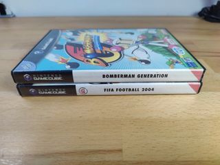 Bomberman Generation y FIFA 2004 GameCube