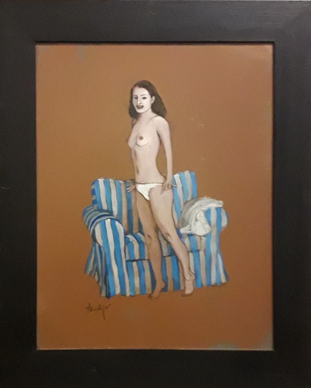 Dipinto olio su tavola 50x40