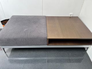 Sofás 2 plazas - Gris y naranja