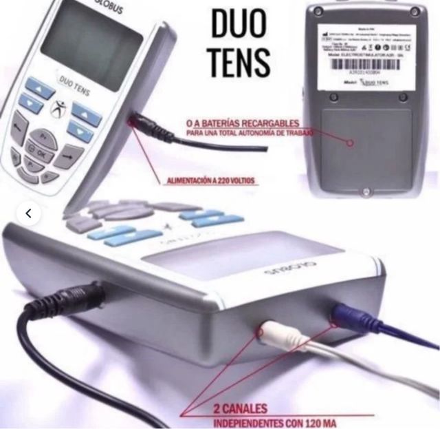 GLOBUS DUO TENS NUEVO ORIGINAL + ELECTRODOS