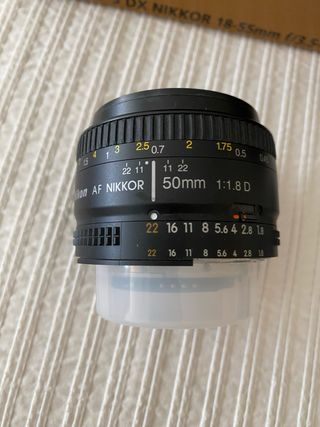 Objetivo Nikon AF Nikkor 50mm 1:1.8D
