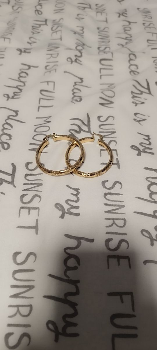 Aros dorados | Pendientes Aro