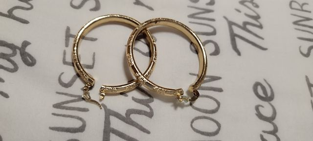 Aros dorados | Pendientes Aro