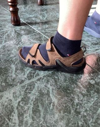 Sandalias Clarks marrón, talla 43