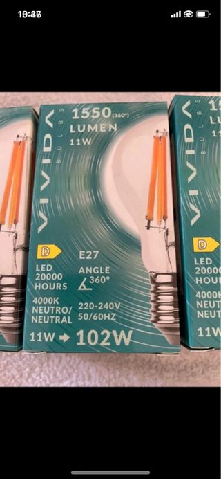 3 Lampadine LED Vivida 1550 Lumen