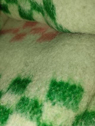 Mantas lana azul y rosa