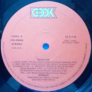 Vinilo SPARGO - Hold On