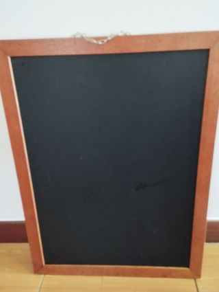 Pizarra antigua 65x50cm, marco madera