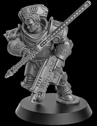 Miniatura Teniente Titus Warhammer 40k