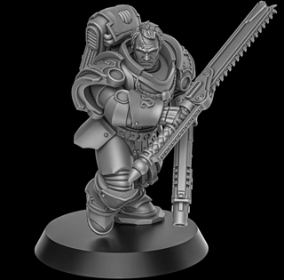 Miniatura Teniente Titus Warhammer 40k