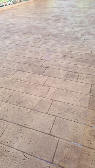 Hormigon impreso decorativo