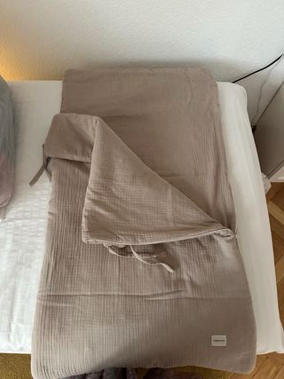 Saco cuna bebé Minicoton 90x50 beige