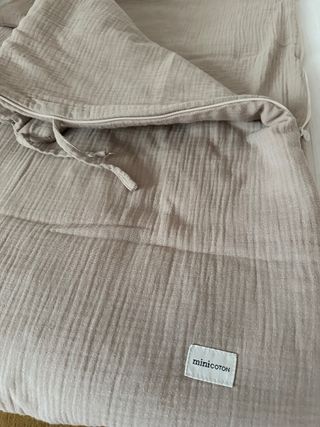 Saco cuna bebé Minicoton 90x50 beige
