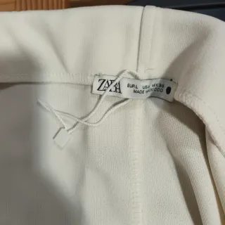 Falda midi Zara blanca - Talla L
