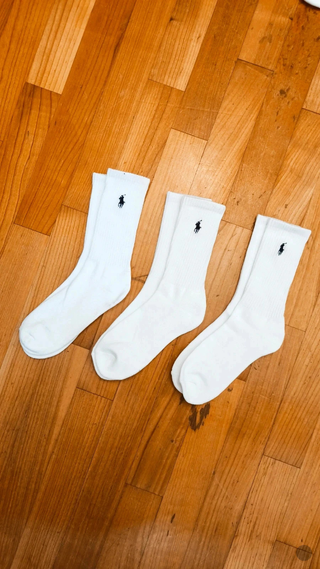 3 Calzini Ralph Lauren bianchi