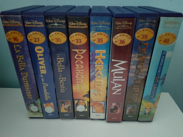 VHS Clásicos Disney: 8 Películas