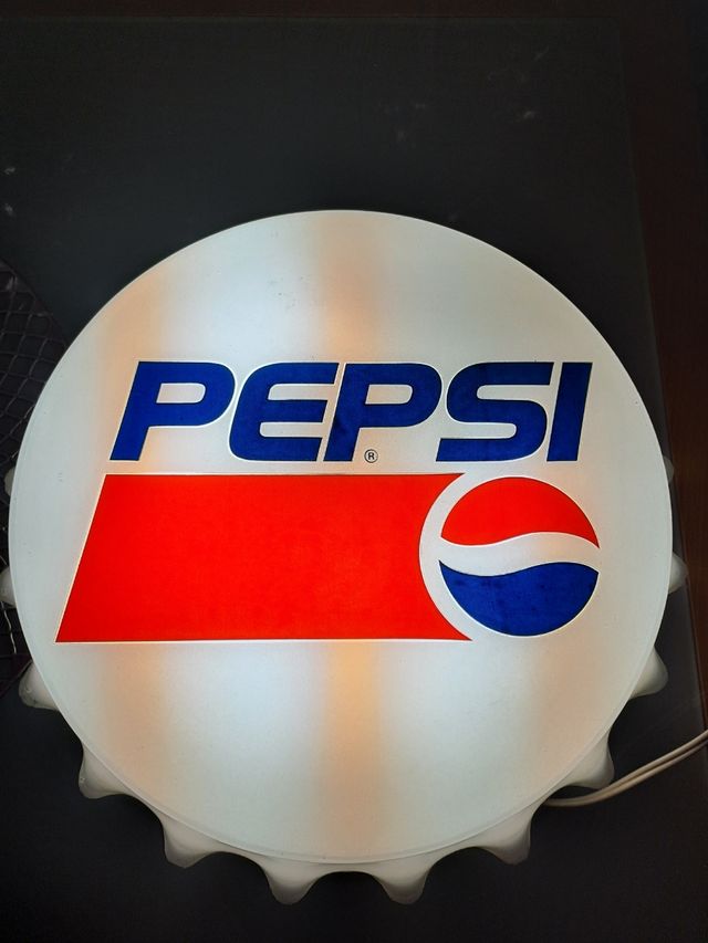 Luminoso Pepsi pepsicola vintage años 90