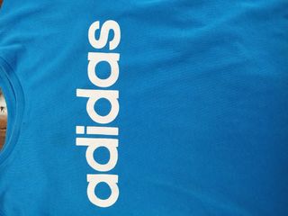 Maglietta Adidas original blu Bambino 11-12 anni