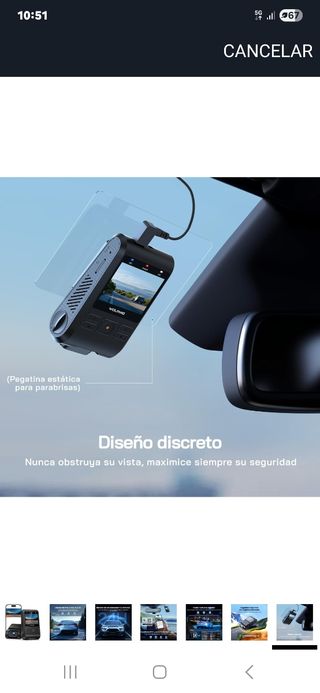 Cámara salpicadero WOLFGANG WiFi