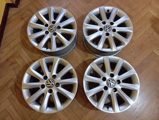 4 Llantas VW Golf V aluminio 1K110 (grupo wag).