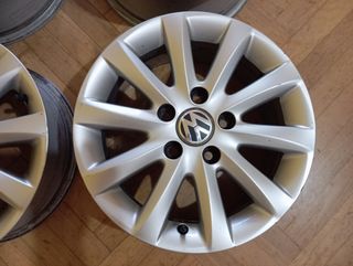 4 Llantas VW Golf V aluminio 1K110 (grupo wag).